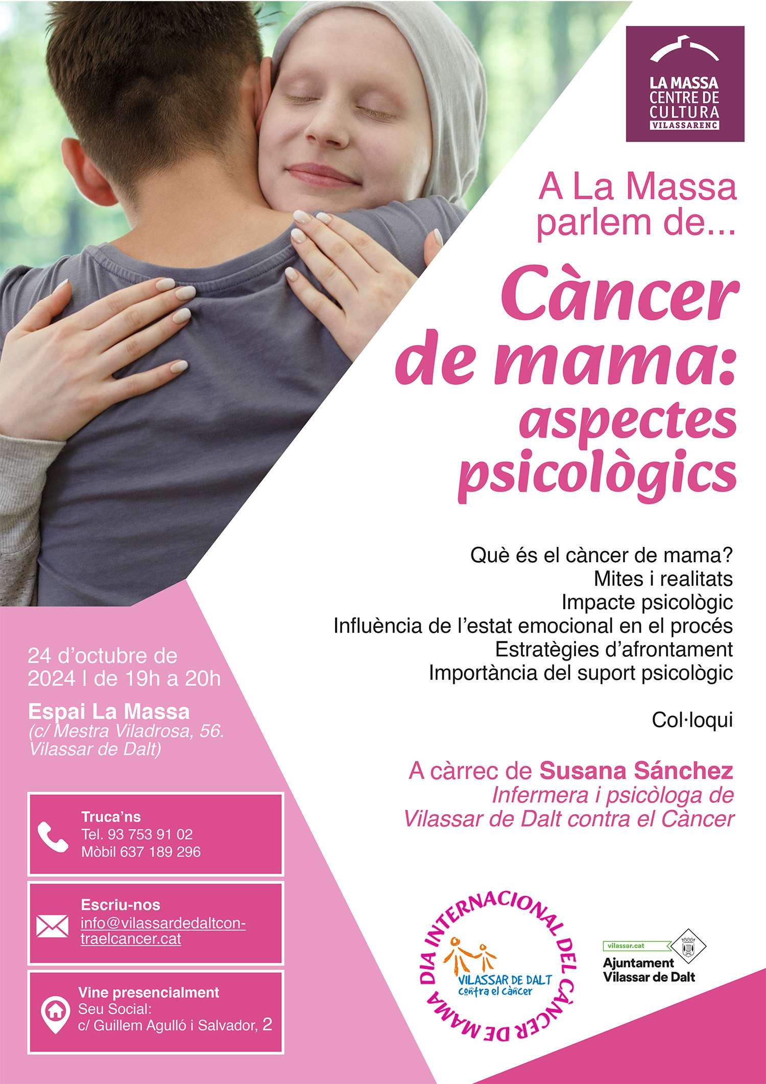 A La Massa parlem de... càncer de mama: aspectes psicològics