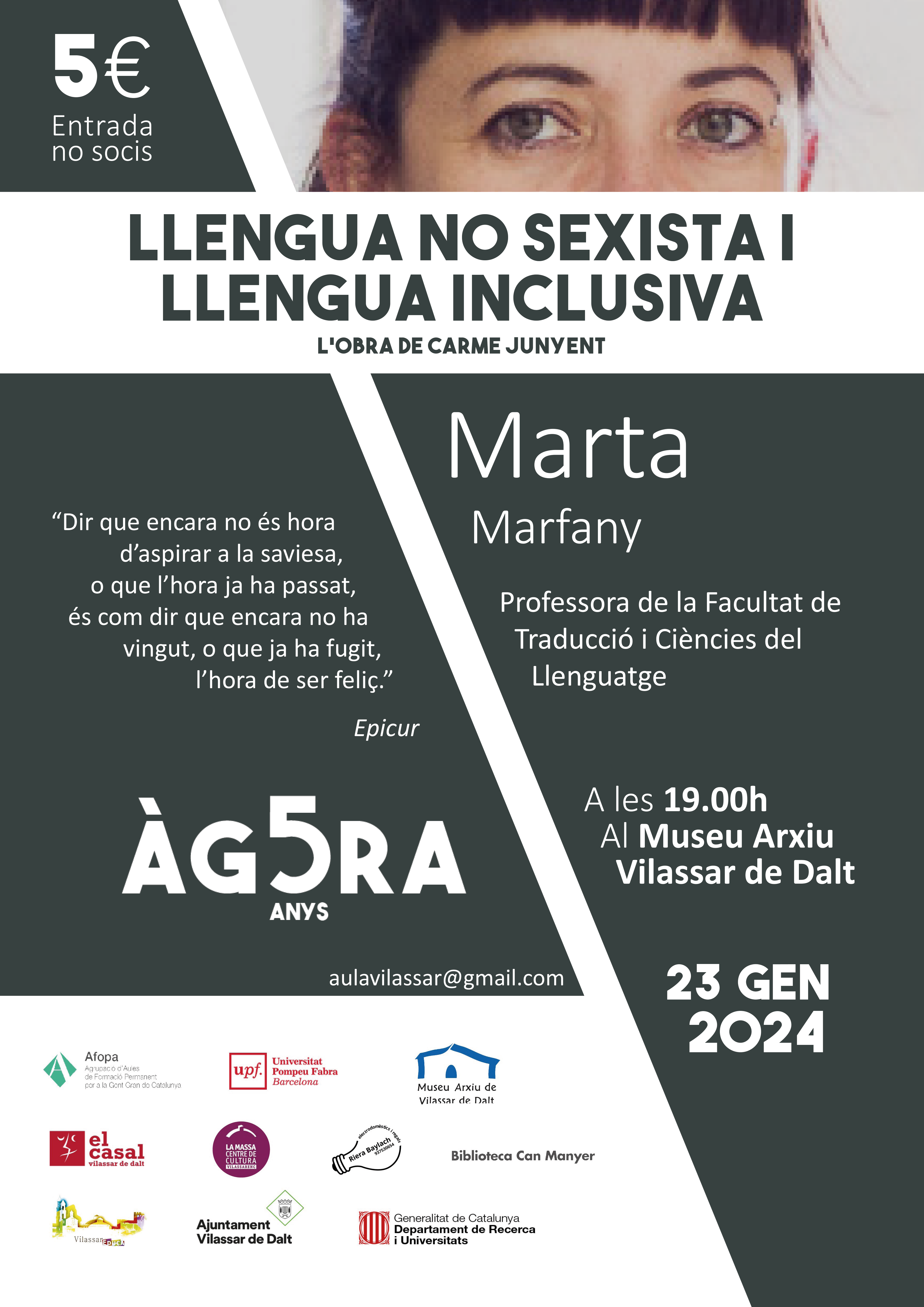 Àgora Vilassar: Llengua no sexista i llengua inclusiva