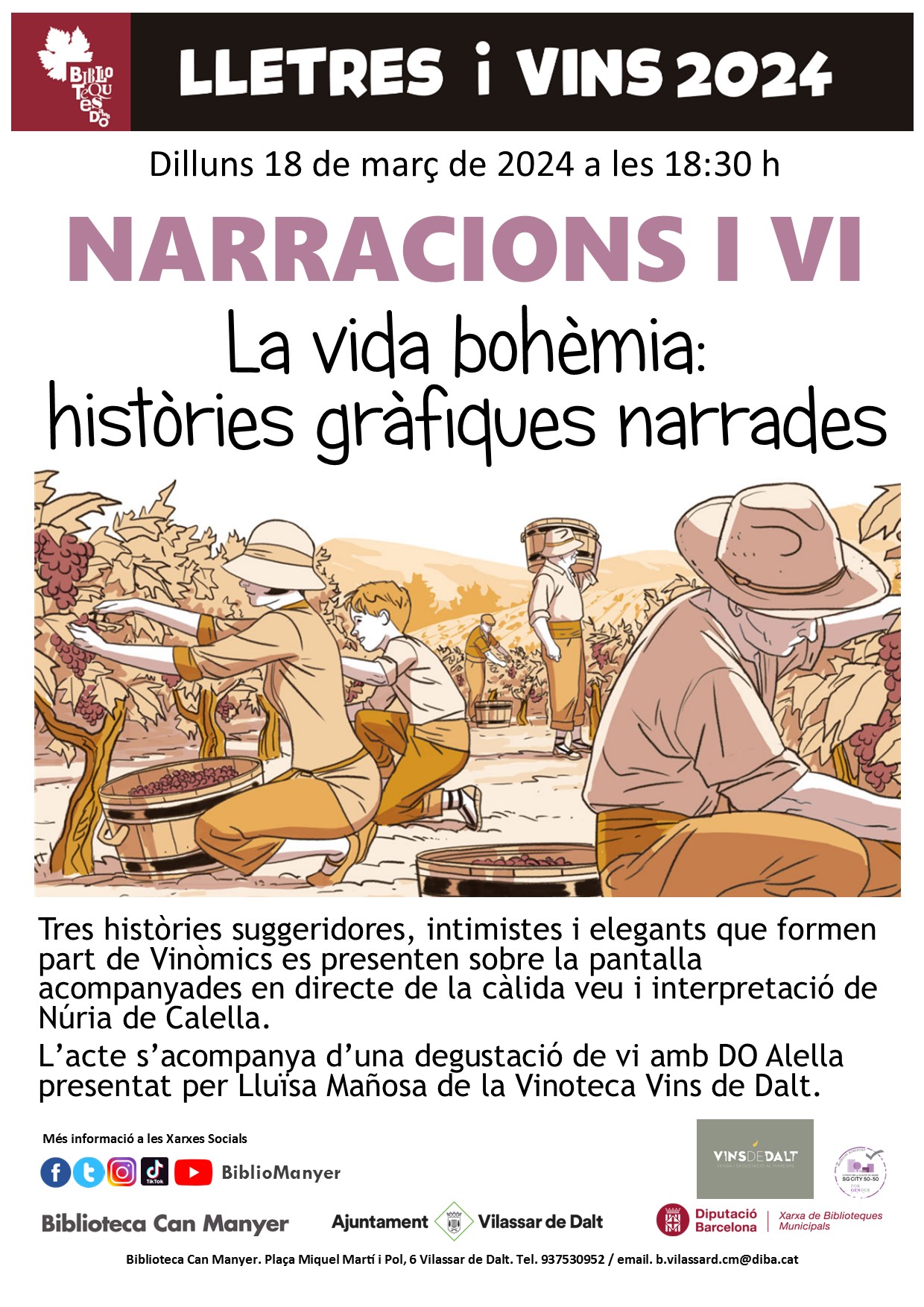 Narracions i vi. 'La vida bohèmia: històries gràfiques narrades'