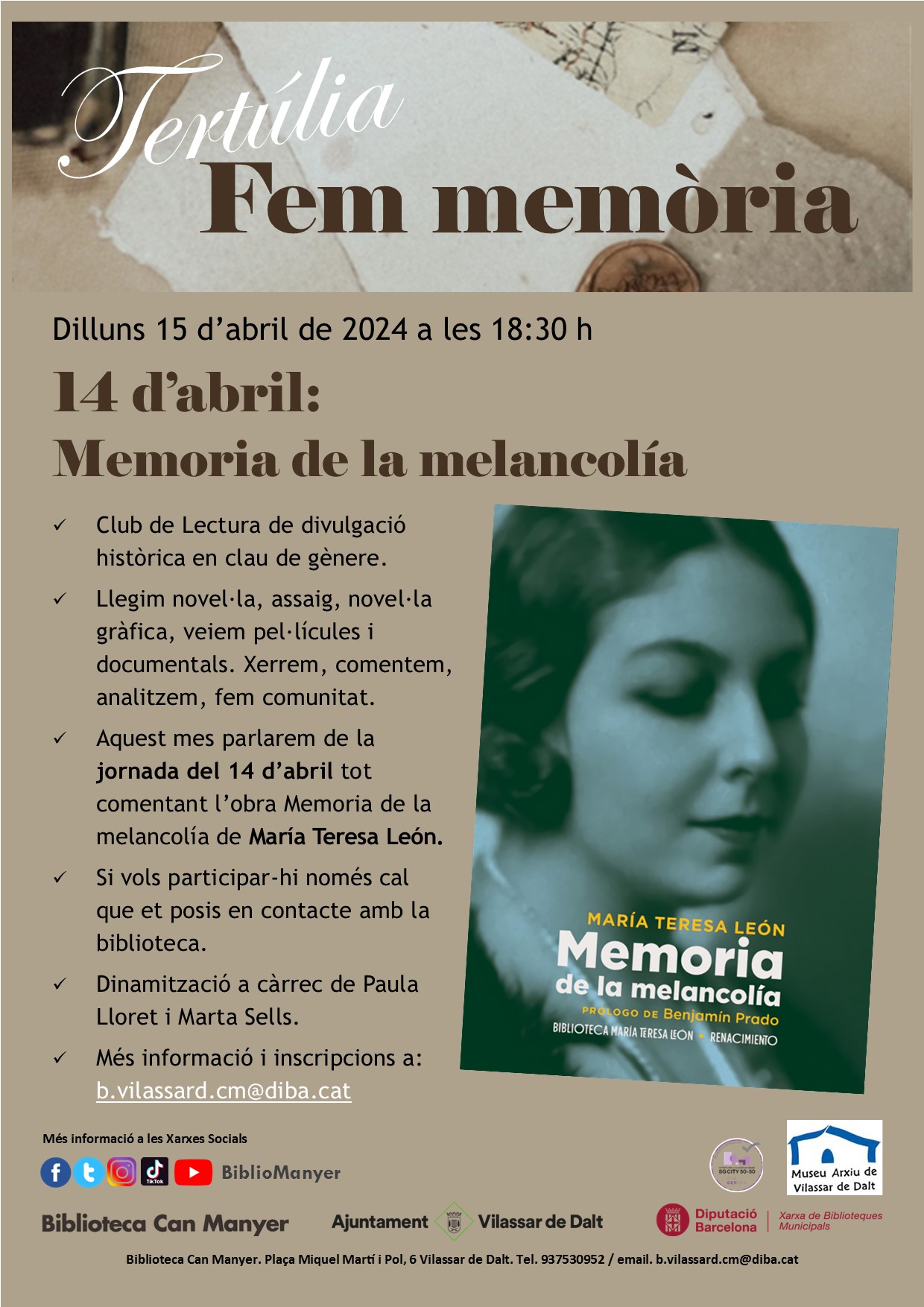 Tertúlia Fem memòria