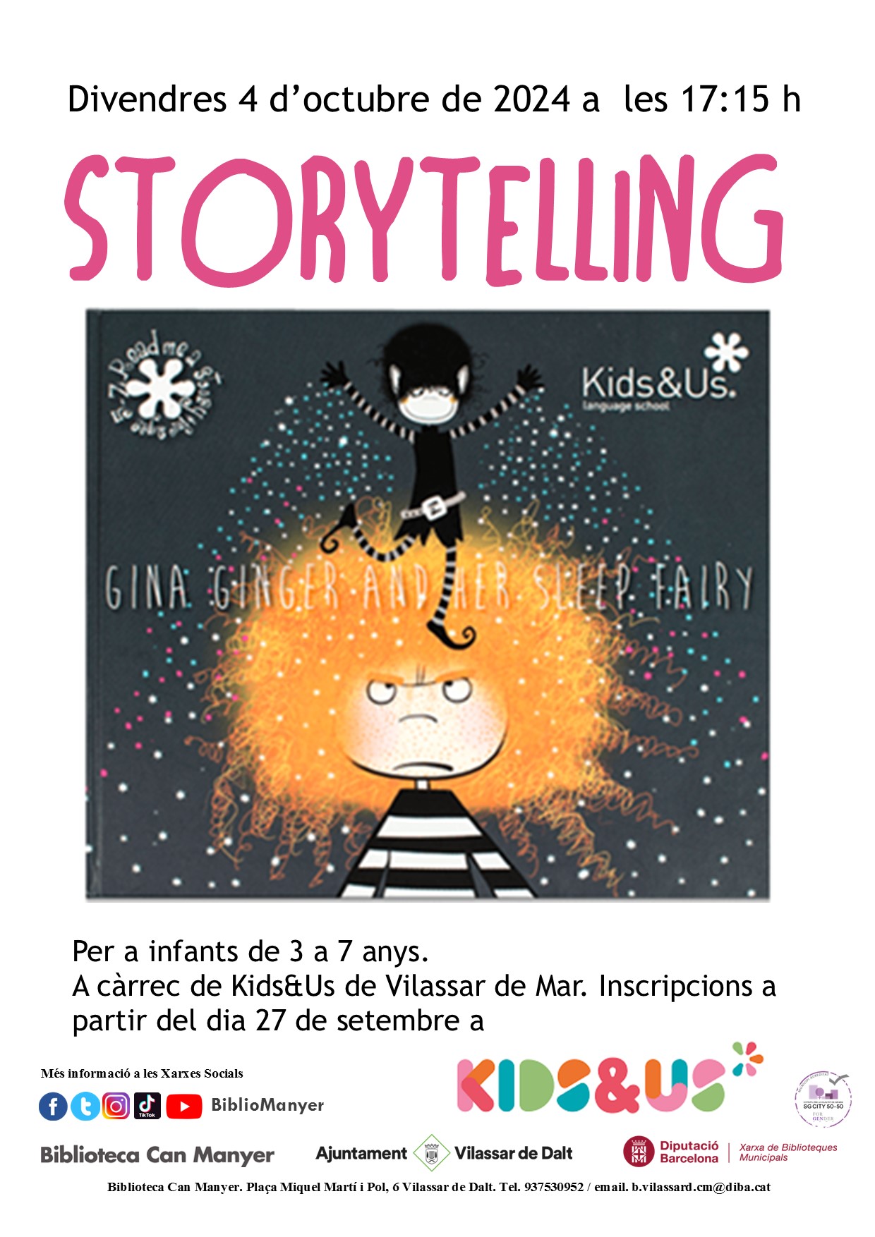 Storytelling. L'hora del conte en anglès