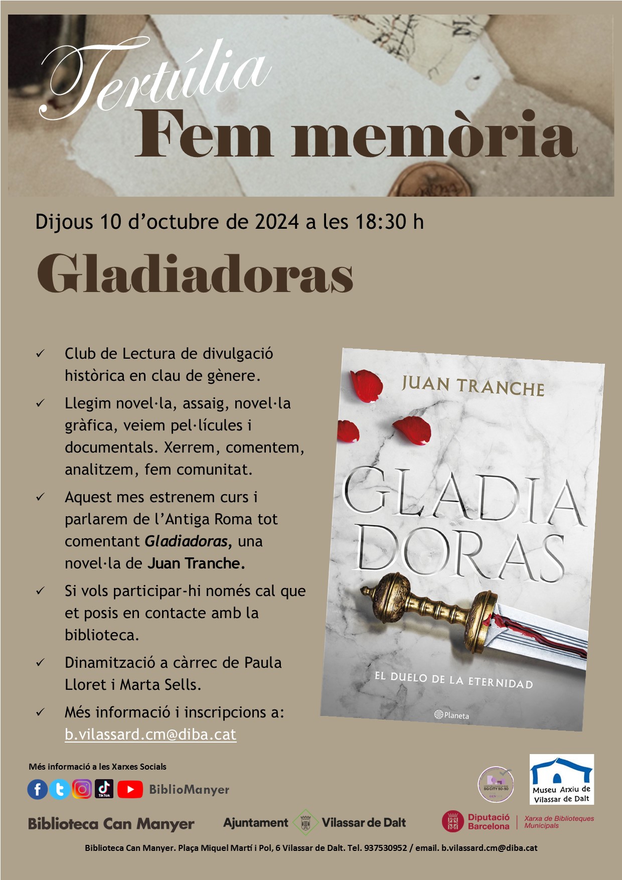 Club Fem Memòria. 'Gladiadoras'