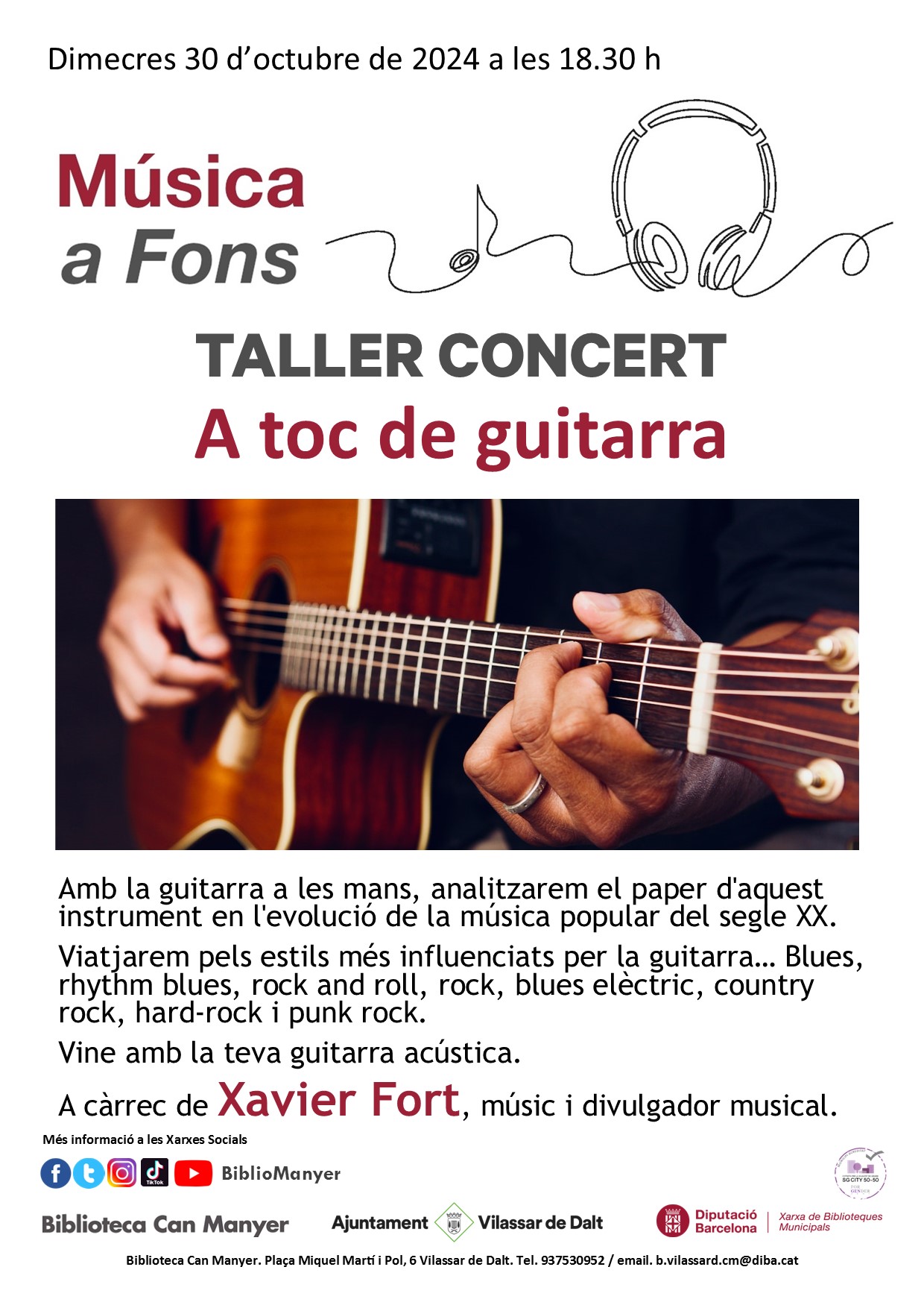 Taller concert 'A toc de guitarra'