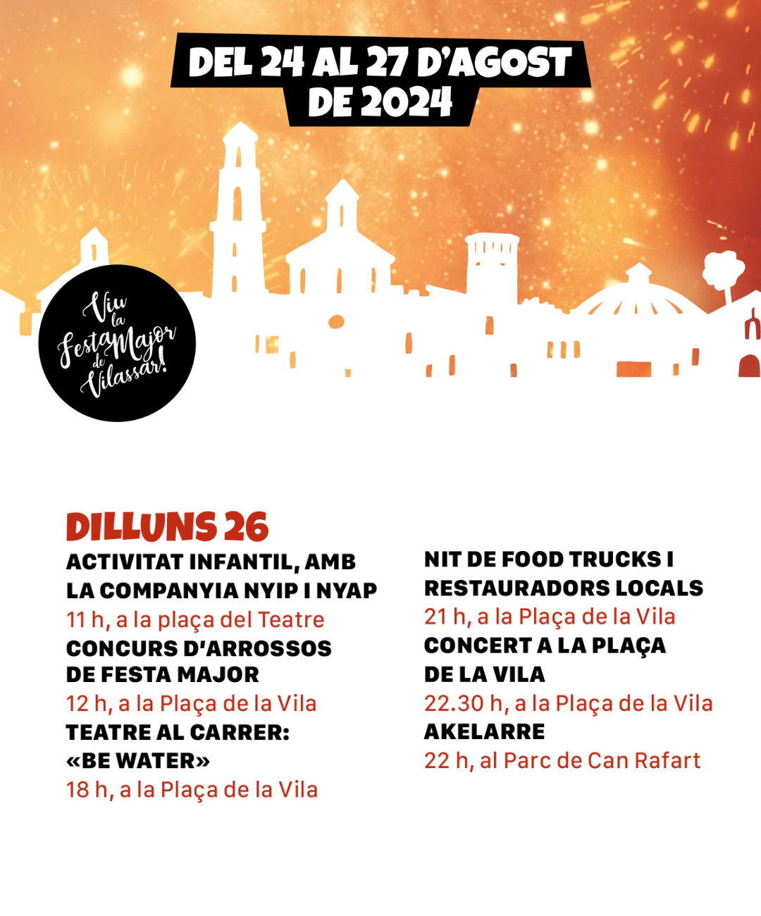 Sants Genís 24. Dilluns 26 d'agost