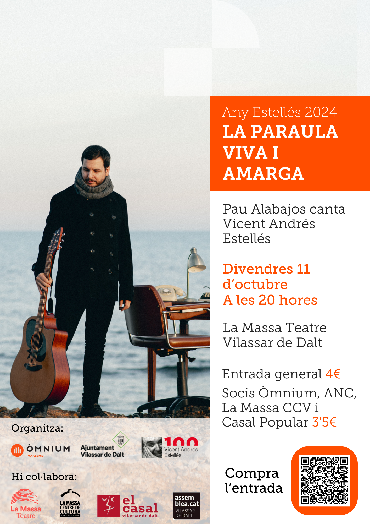 Pau Alabajos. La paraula viva i amarga