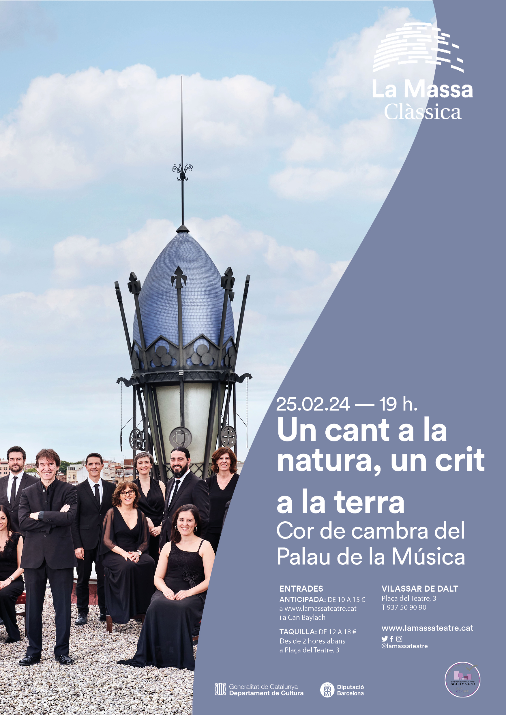 'Un cant a la natura, un crit a la terra'. Cor de cambra del Palau de la Música