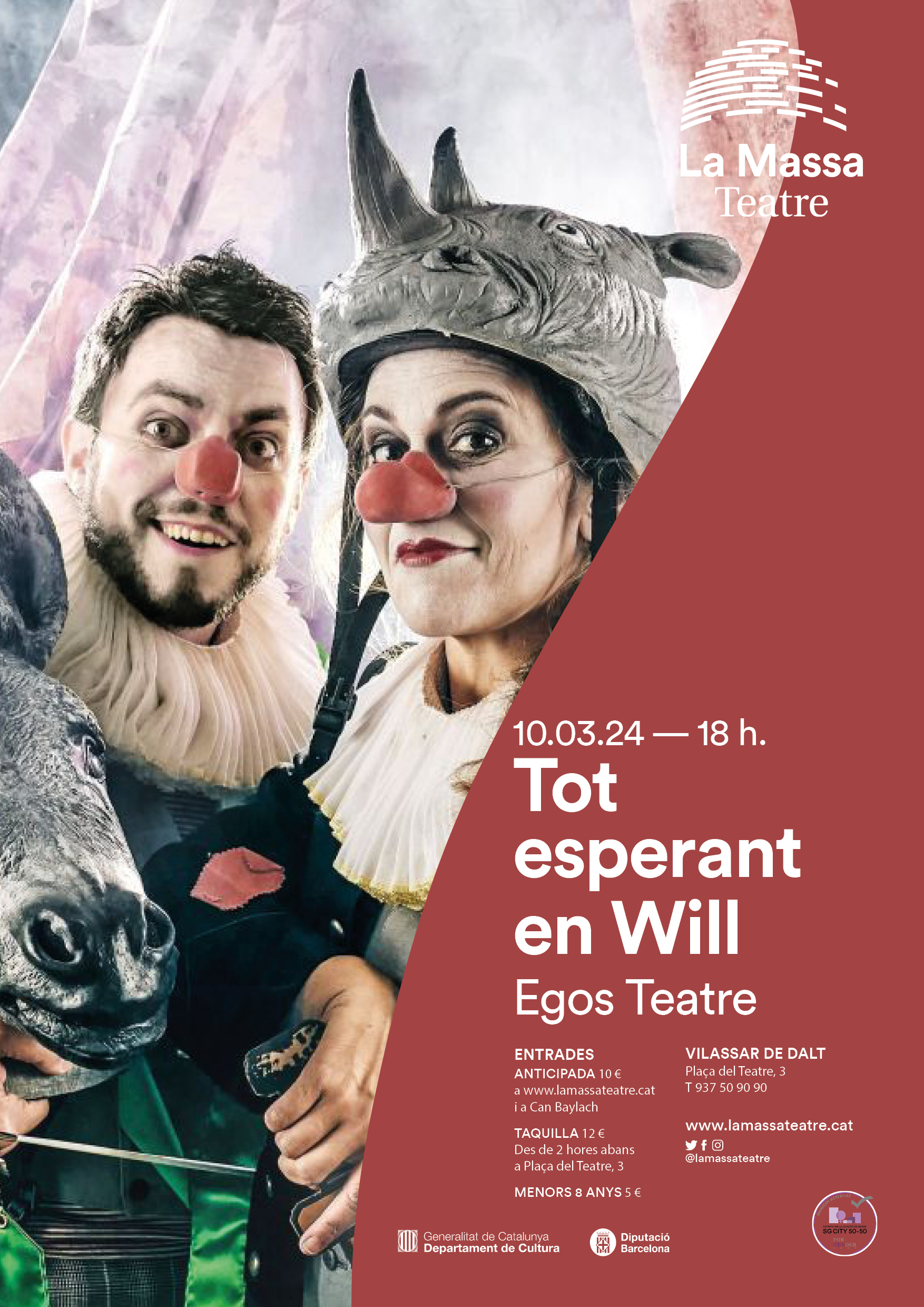 La Massa Teatre: 'Tot esperant en Will'