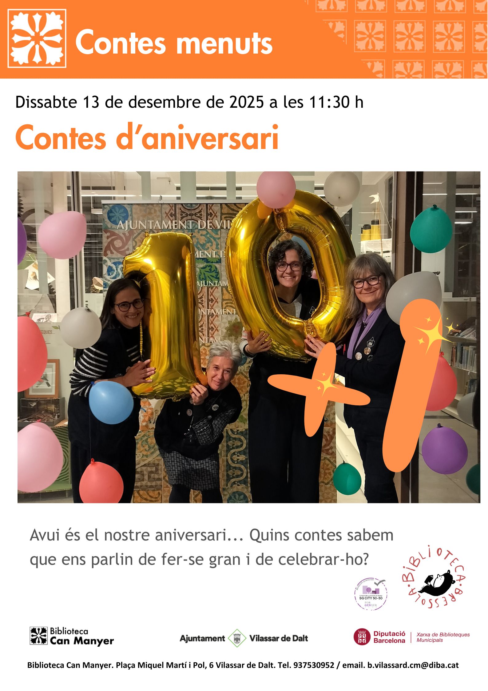 Contes menuts. 'Contes d'aniversari'