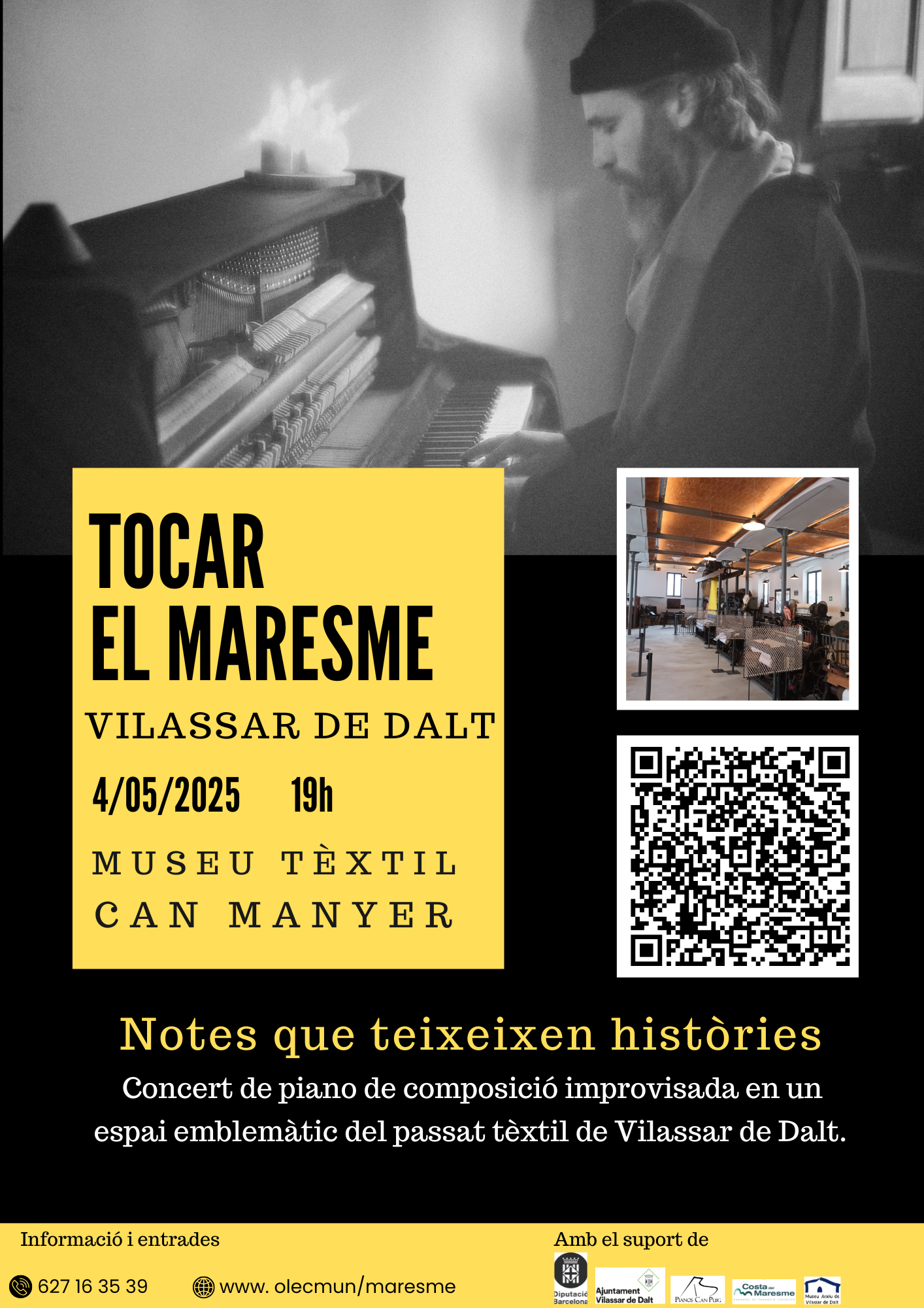 Concert de piano 'Tocar el territori'
