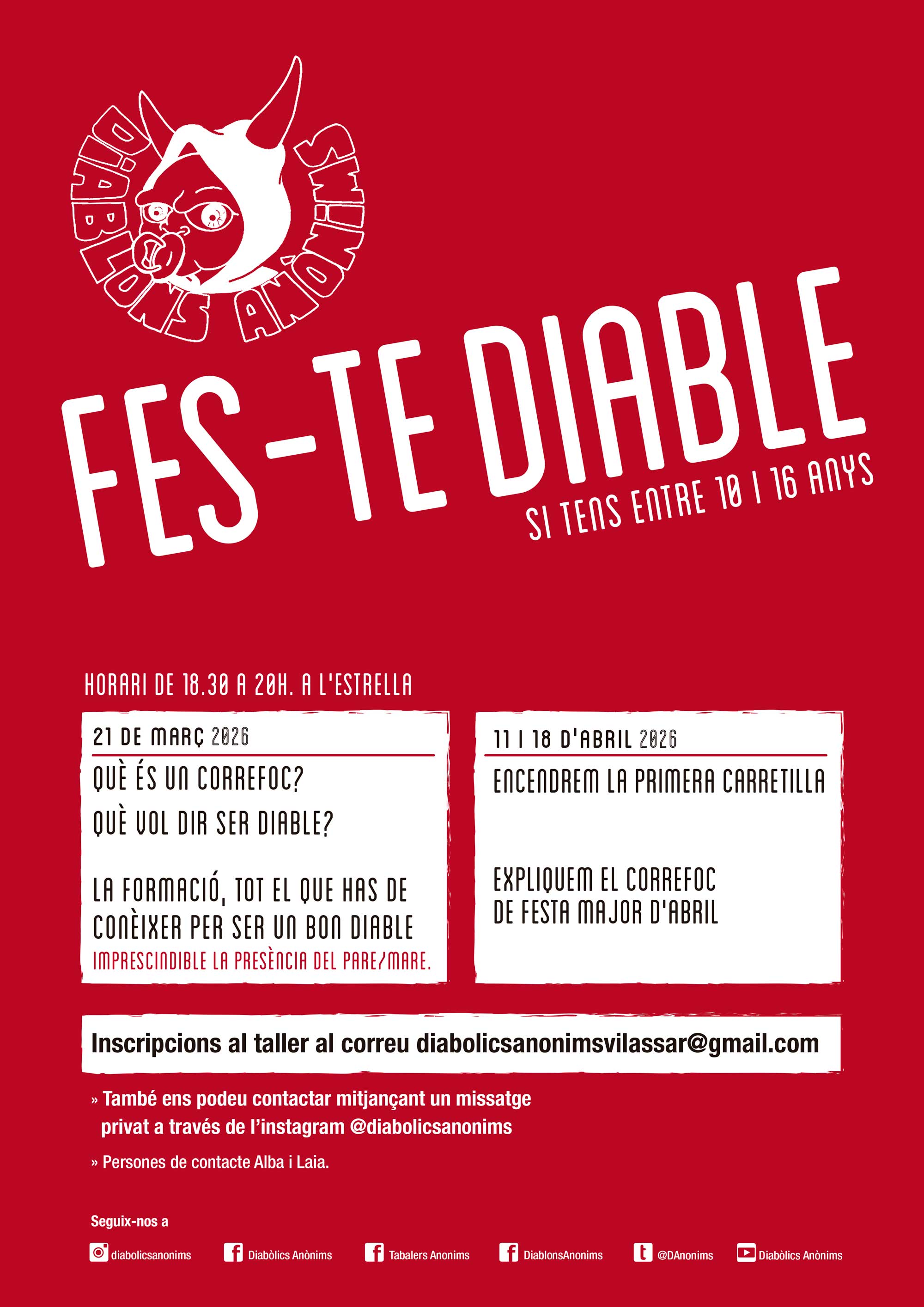 Taller 'Fes-te diable'
