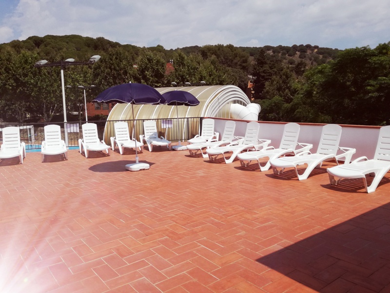 Solarium piscina
