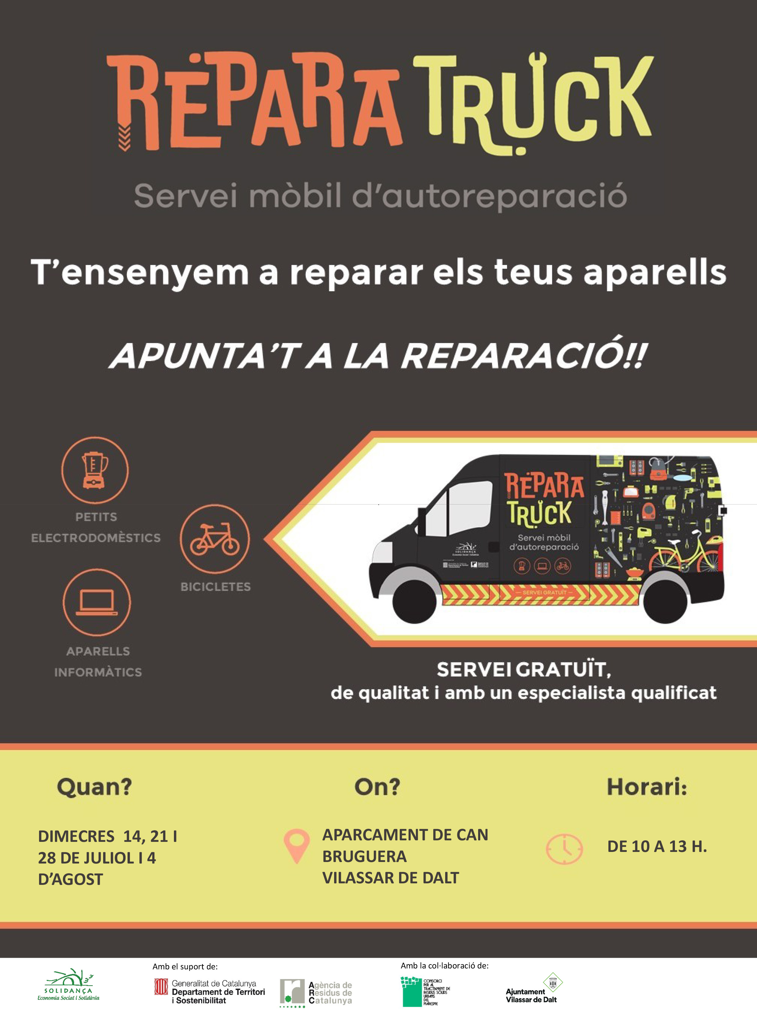 El Reparatruck arriba a Vilassar