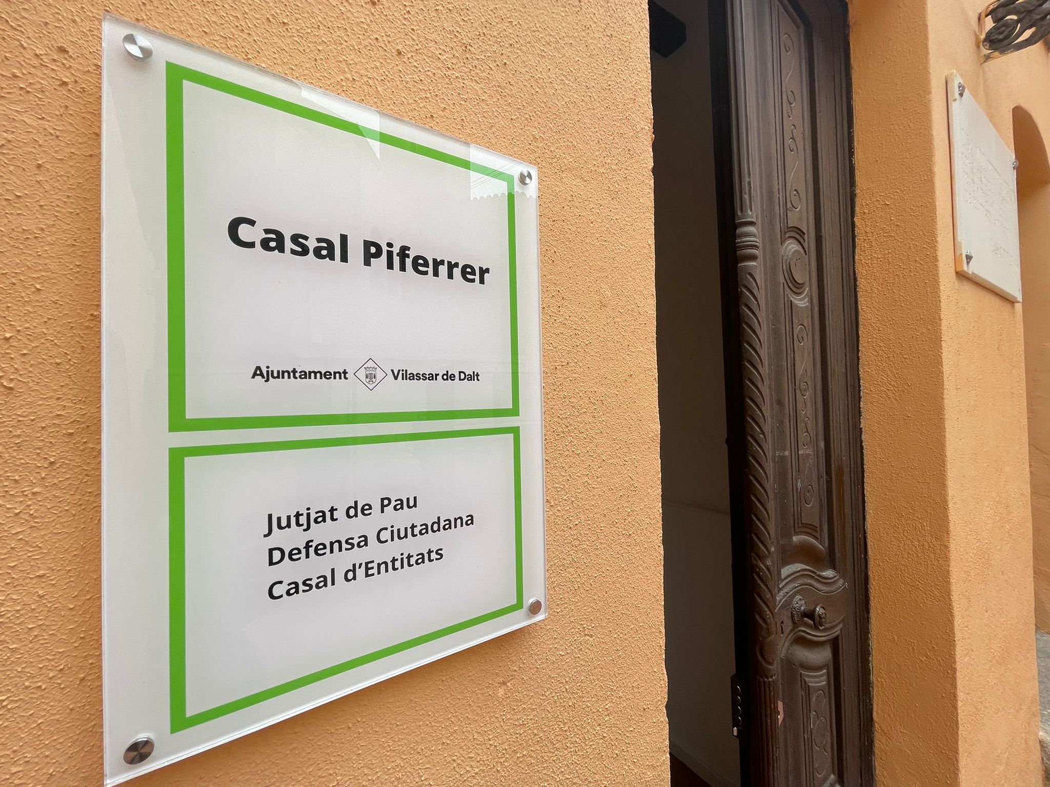 El Jutjat de Pau es trasllada al Casal Piferrer i comparteix espai amb el servei de Defensa Ciutadana i el Casal d'Entitats