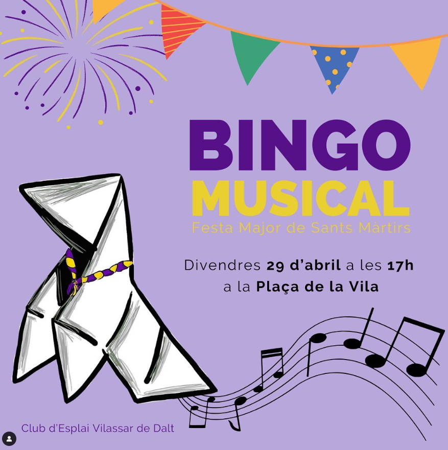 Sants M&agrave;rtirs 22: Bingo musical