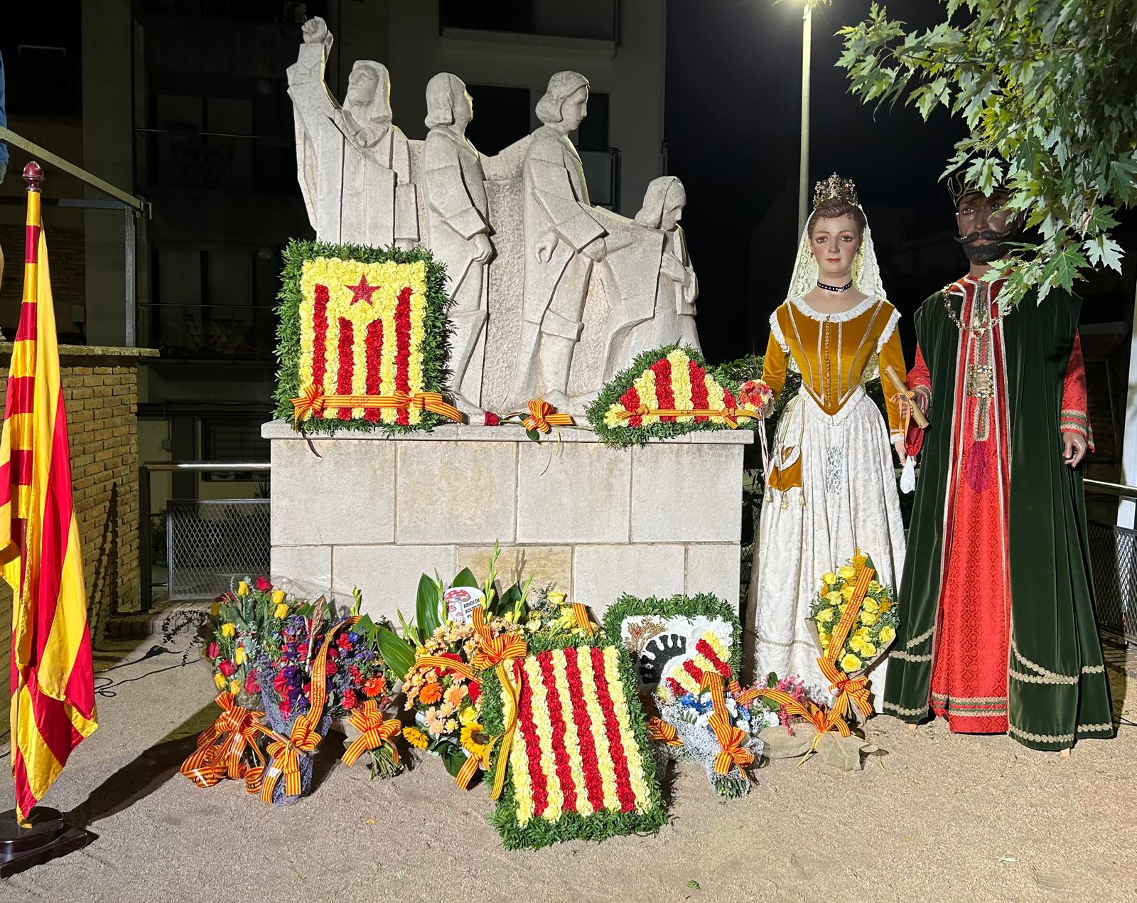 Vilassar commemora la Diada Nacional de Catalunya 