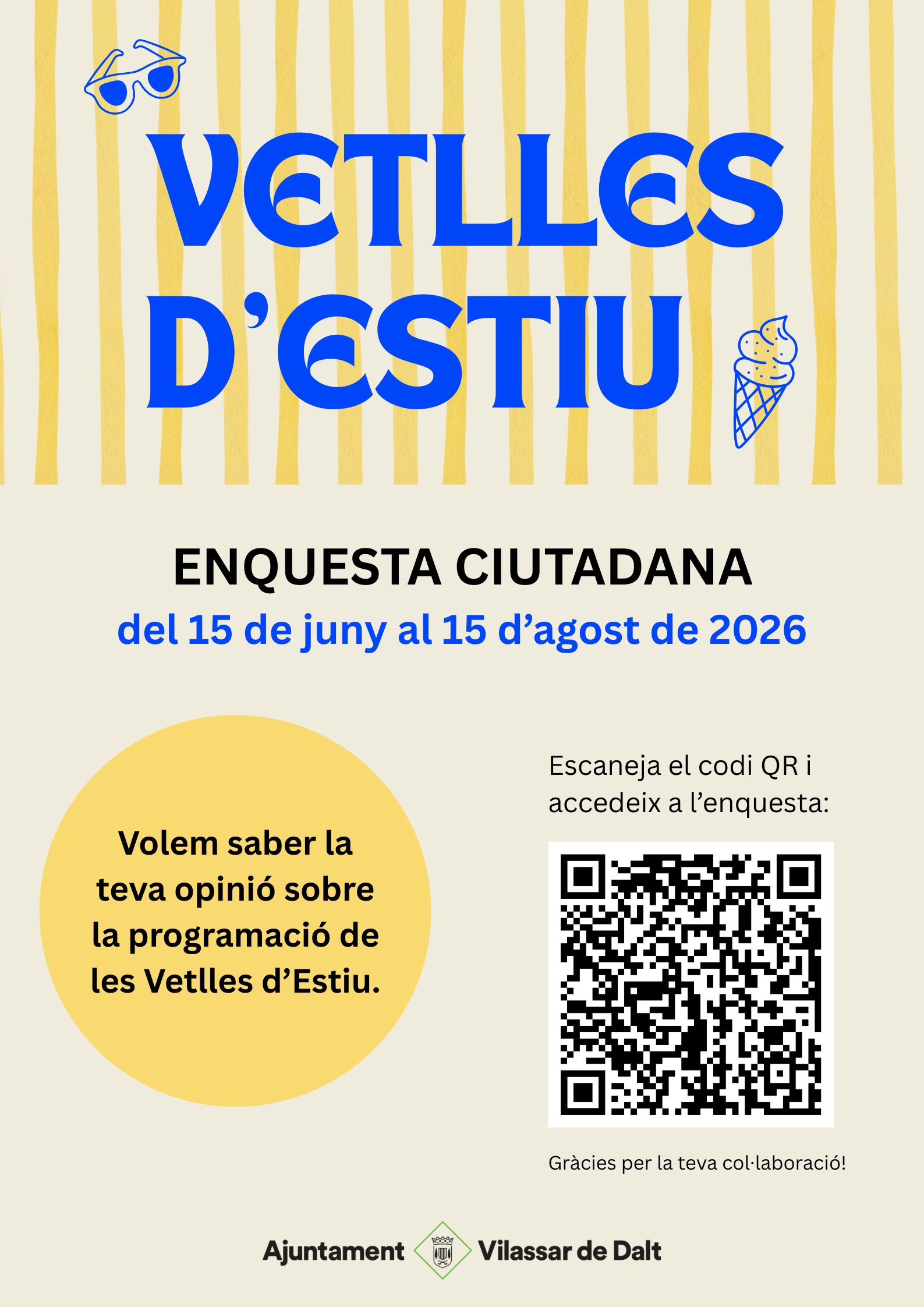 Enquesta de valoraci&oacute; de les Vetlles d'Estiu
